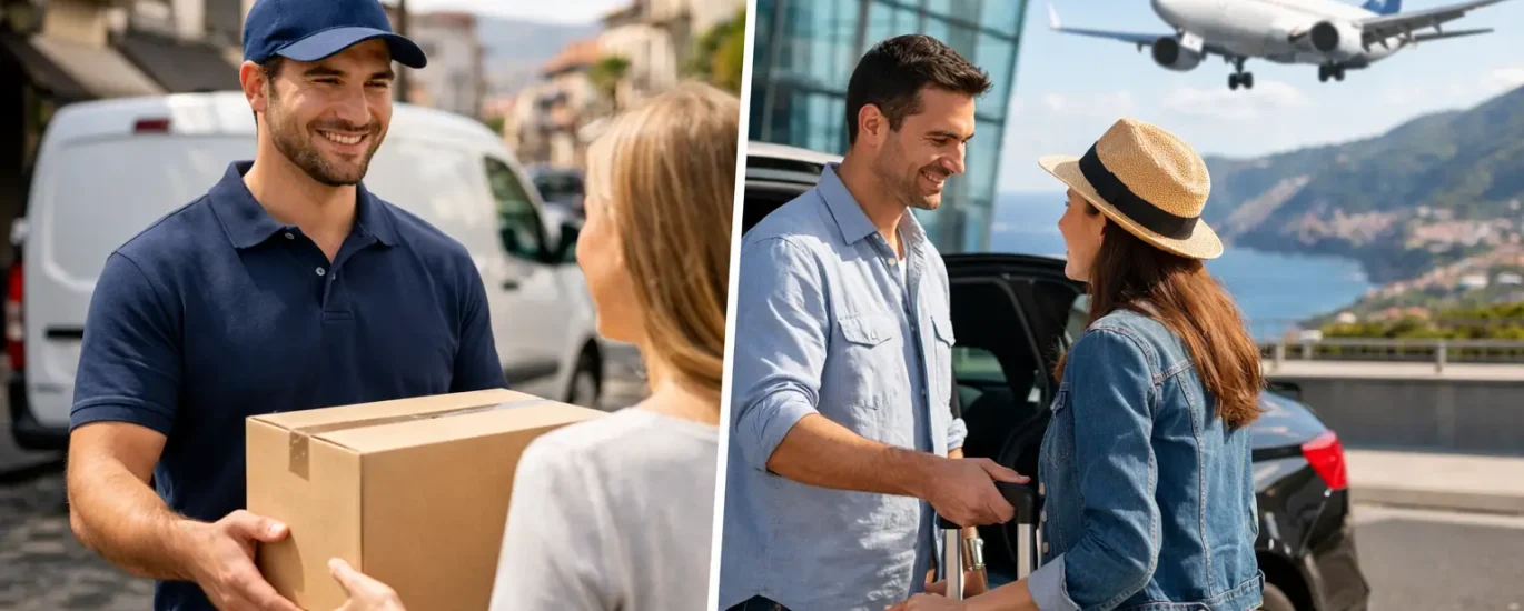 City Delivery Versus Airport Pickup in Madeira