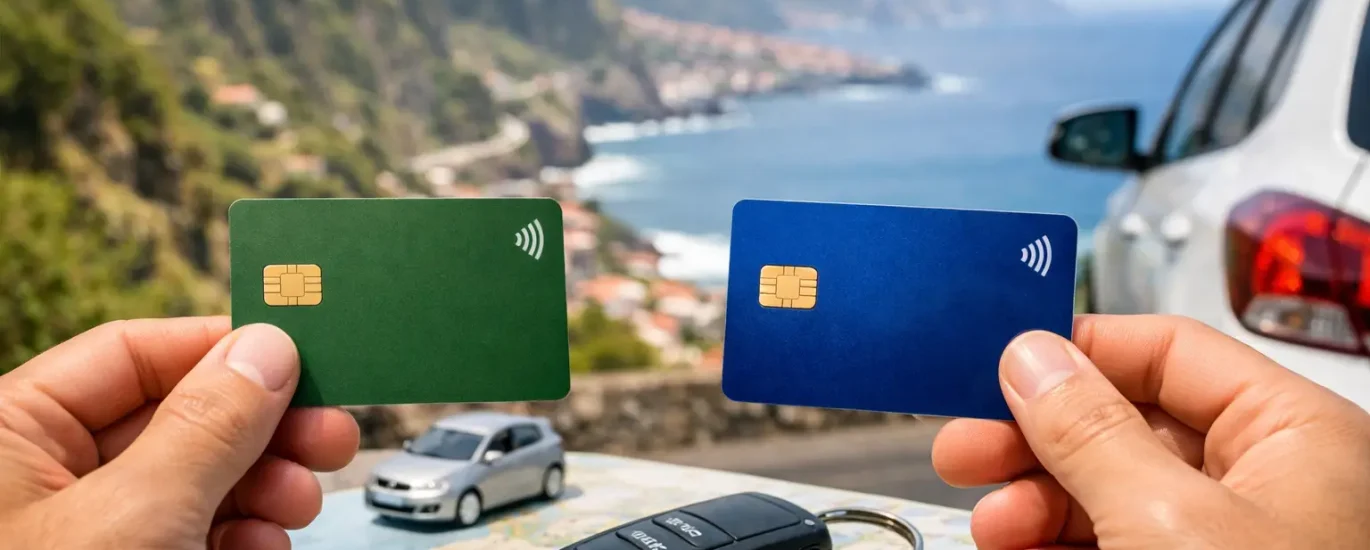 Debit Card Versus Credit Card Hire in Madeira